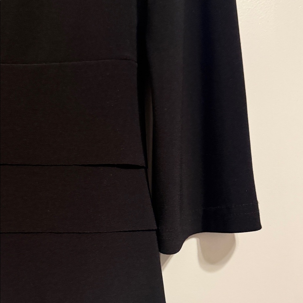Joseph Ribkoff Black Tiered Long Sleeve Dress - Picture 5 of 7